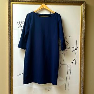 Roberta Freymann Navy Blue A-Line Dress, SZ M